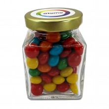 Small Glass Jar with Chewy Fruit 100g